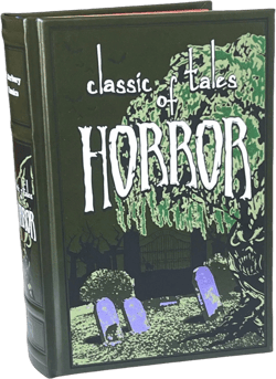 CLASSIC TALES Of HORROR: Poe, Stoker, Doyle, Lovecraft, James, etc- Collectible Deluxe Special Gift Edition - Leather Bound Hardcover Book
