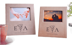 Personalized Photo Frame, Custom Leather Photo Frame, Father&#39;s Day Gift, Family Memories, Mother&#39;s Day Gift, Family Photo Album, Christmas